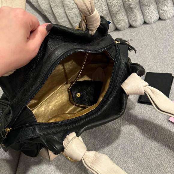 NWT Sharon Gioe black leather bag - Picture 10 of 13